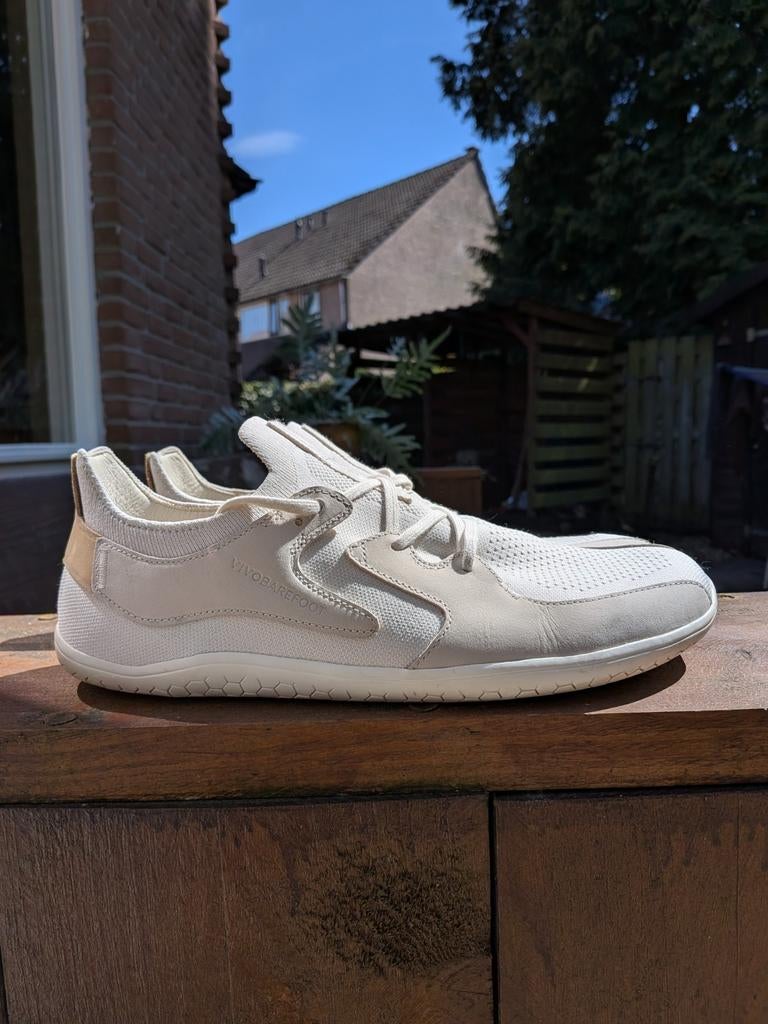 Vivobarefoot Asana Barefoot Schoenen Maat 45, Wit, Ophalen of Verzenden, Vivobarefoot, Sneakers of Gympen