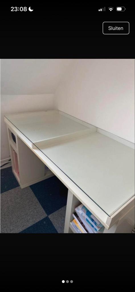 Glas bureau, Ophalen of Verzenden