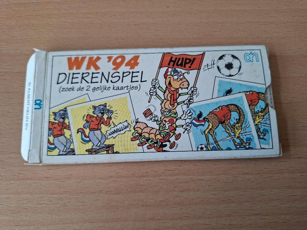ah wk 94 dierenspel kaartjes draaien, Verzamelen, Supermarktacties, Albert Heijn, Ophalen of Verzenden
