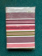 2-Persoons Dekbedovertrek roze paars groen gestreept 240x200, Overige kleuren, Dekbedovertrek, Ophalen of Verzenden, Nieuw