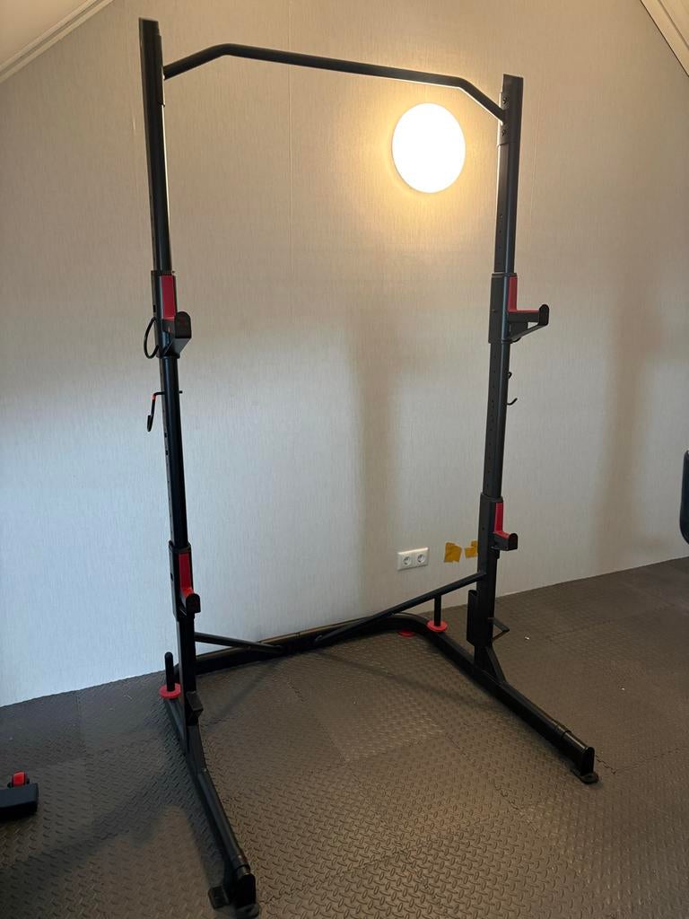 Squat rack / Power rack Domyos 500, Sport en Fitness, Fitnessmaterialen, Ophalen, Zo goed als nieuw, Benen, Overige typen