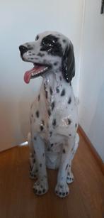 Vintage porseleinen Dalmatiër 83cm ., Ophalen of Verzenden