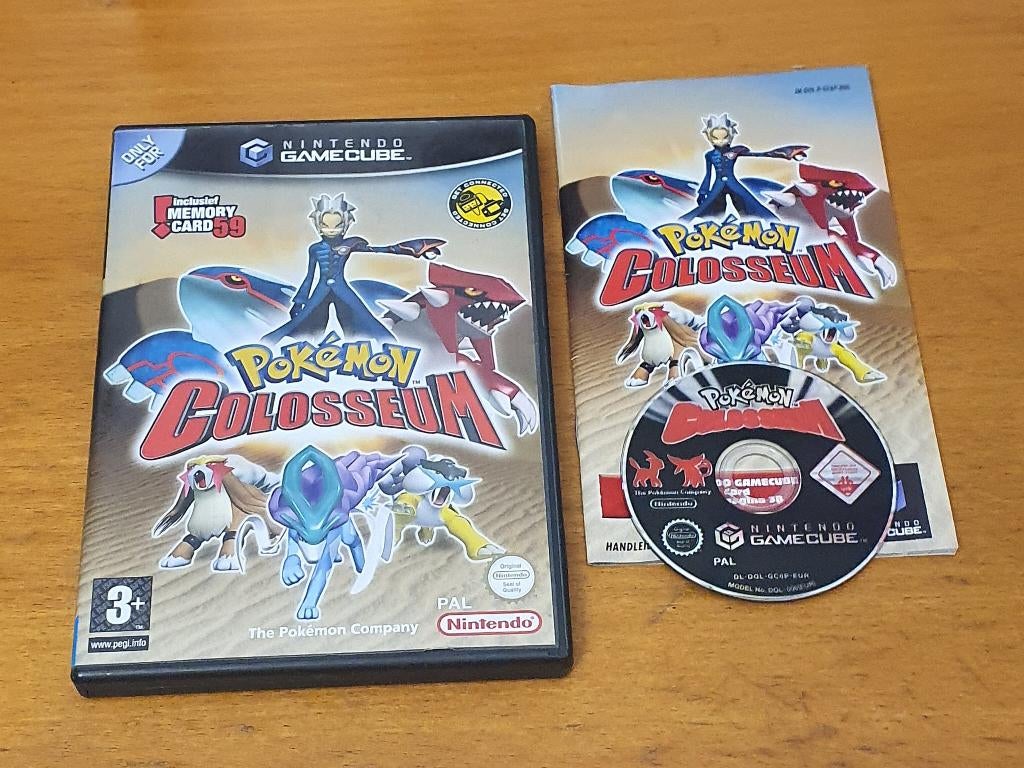 GameCube | Pokemon Colosseum | HOL, Spelcomputers en Games, Games | Nintendo GameCube, Gebruikt, Avontuur en Actie, 1 speler, Vanaf 3 jaar