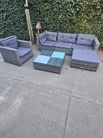 Loungeset, Ophalen, 5 zitplaatsen, Kunststof, Loungeset