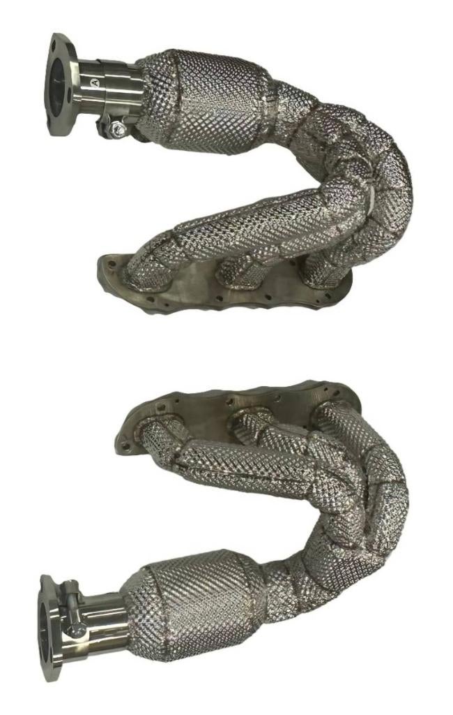 Uitlaat spruitstukken PORSCHE 911 997.2 CARRERA sport kats, Auto diversen, Tuning en Styling, Ophalen of Verzenden