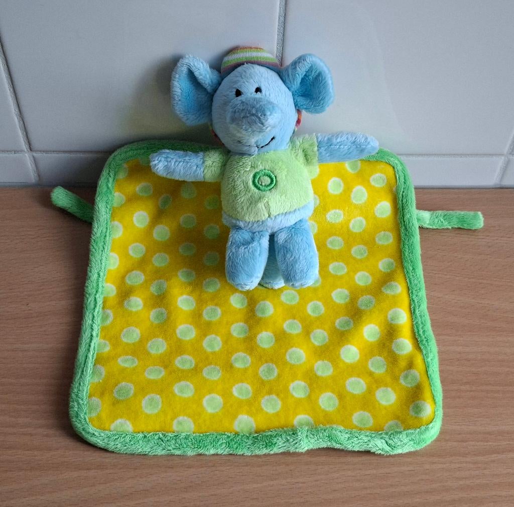 Knuffeldoekje, Knuffel van Prenatal, Olifant met Doekje, Prénatal, Ophalen of Verzenden, Zo goed als nieuw, Wasbaar