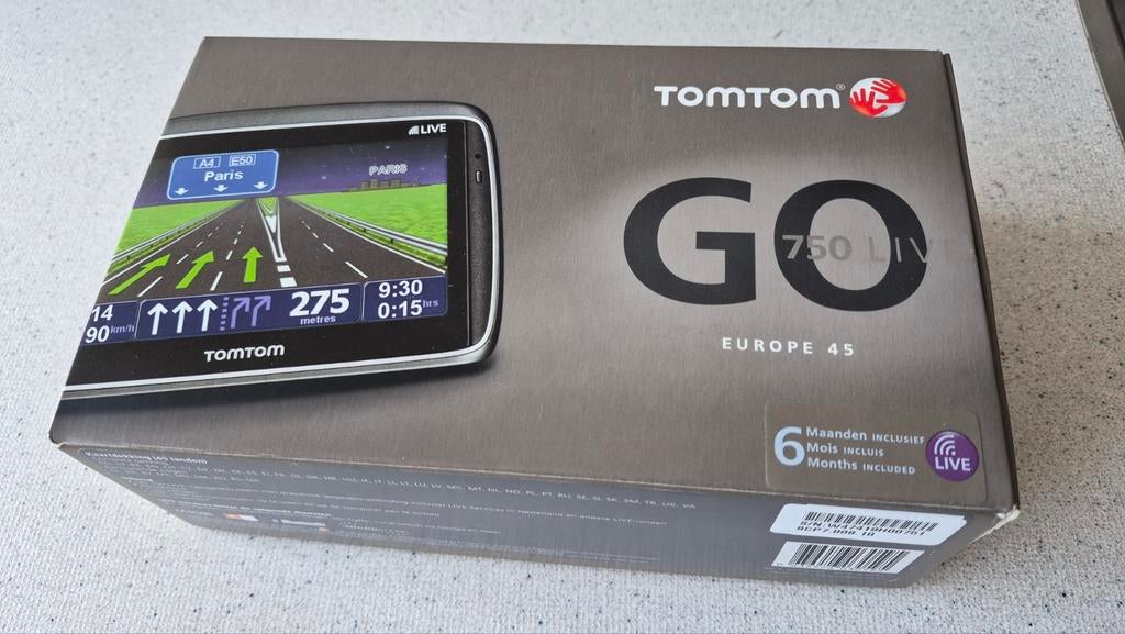 TomTom GO 750 LIVE navigatiesysteem, Auto diversen, Autonavigatie, Ophalen of Verzenden, Gebruikt