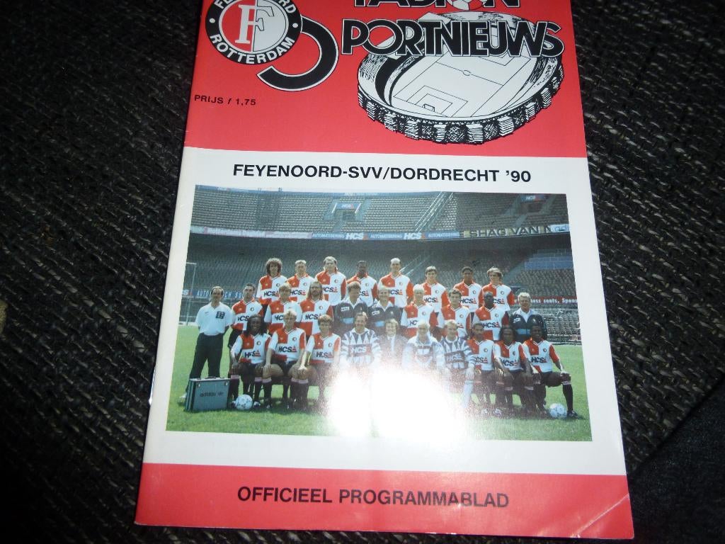 programma Feyenoord-SVV/Dordrecht 90, Verzenden, Zo goed als nieuw, Feyenoord, Overige typen