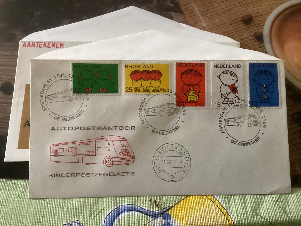 No1080 Afwijkend E100 Autopostkantoor koop kinderzegels, Postzegels en Munten, Ophalen, Onbeschreven, Nederland