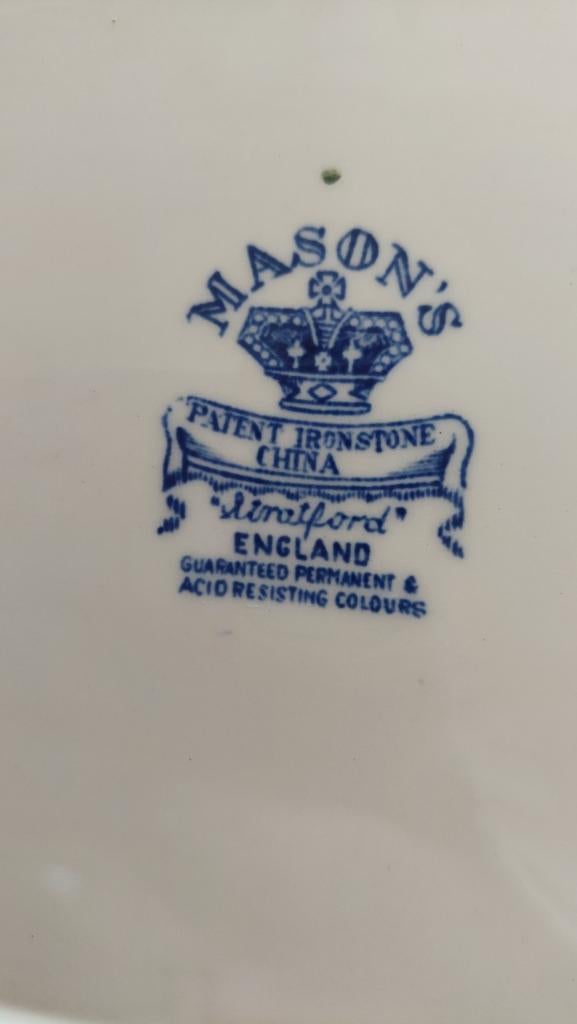 Mason's Ironstone servies, "Paynsley" patroon, Ophalen