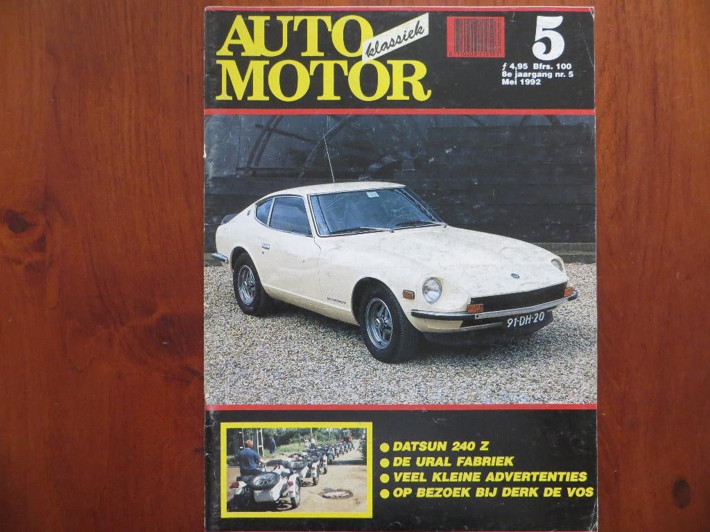 Auto Motor Klassiek 5 1992 Datsun 240 Z, Ural fabriek, Ophalen of Verzenden, Nieuw, Overige merken