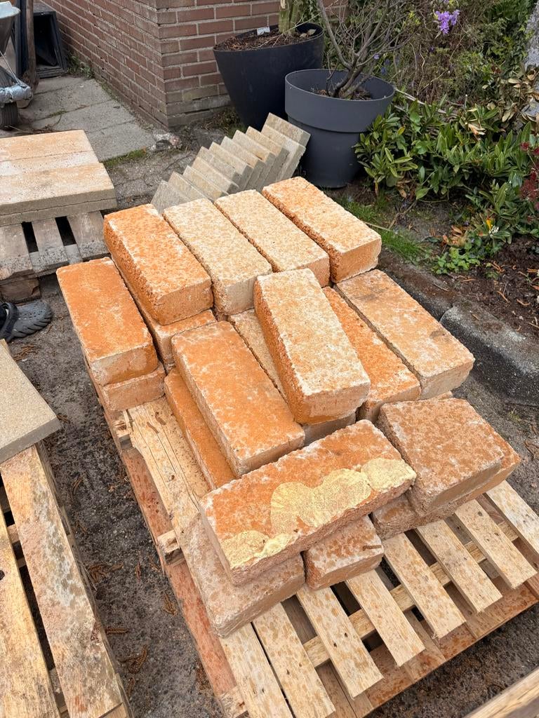 Stapelblokken voor plantenbak of tuinrand, Ophalen, Gebruikt, Minder dan 30 cm, Minder dan 60 cm