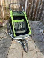 Croozer Kids for 2 Fietskar - Comfortabel en Veilig, Ophalen, Gebruikt, Opvouwbaar, Kinderkar