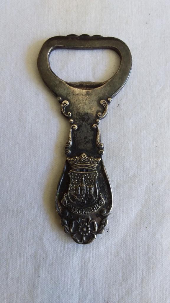 1940 Vintage flesopener Valkenburg verzilverd Sola 100 Rare, Antiek en Kunst, Antiek | Bestek, Ophalen of Verzenden