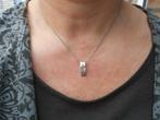 Zilveren ketting met  hanger nr.1229, Sieraden, Tassen en Uiterlijk, Kettingen, Met hanger, Verzenden, Zo goed als nieuw, Zilver