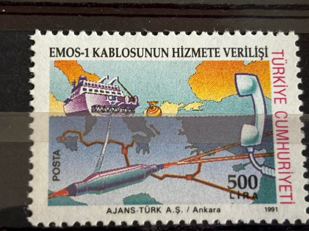 Schip, Turkije 1991, Ophalen of Verzenden, Postfris, Overige thema's