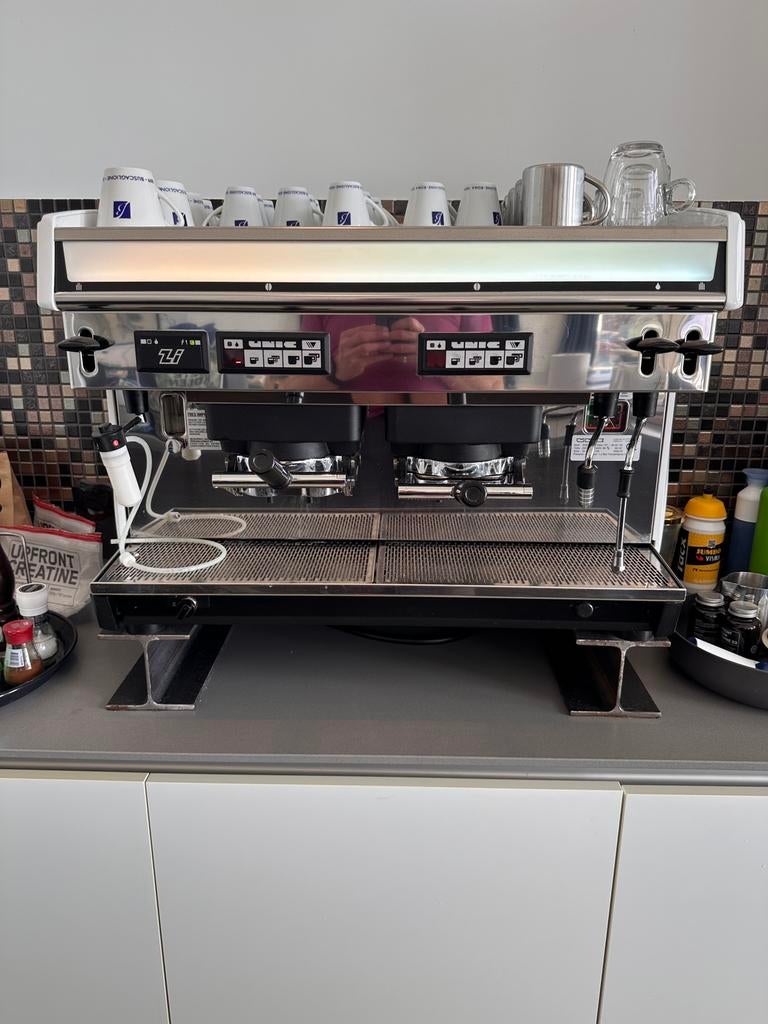 UNIC Zi2E espresso machine. Geschikt voor ESE servings(pads), Witgoed en Apparatuur, Koffiezetapparaten, Koffiepads en cups, Gebruikt
