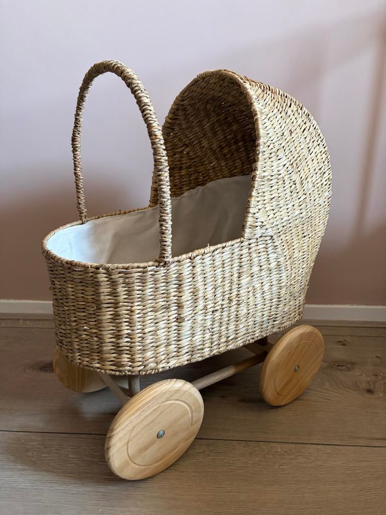 Vertbaudet rotan poppenwagen - Gebruikt, Ophalen, Gebruikt, Overige typen
