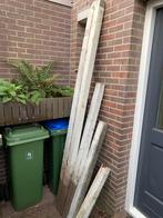 5 hardhouten balken 93x70mm, Ophalen, Gebruikt, 200 tot 250 cm, 50 mm of meer