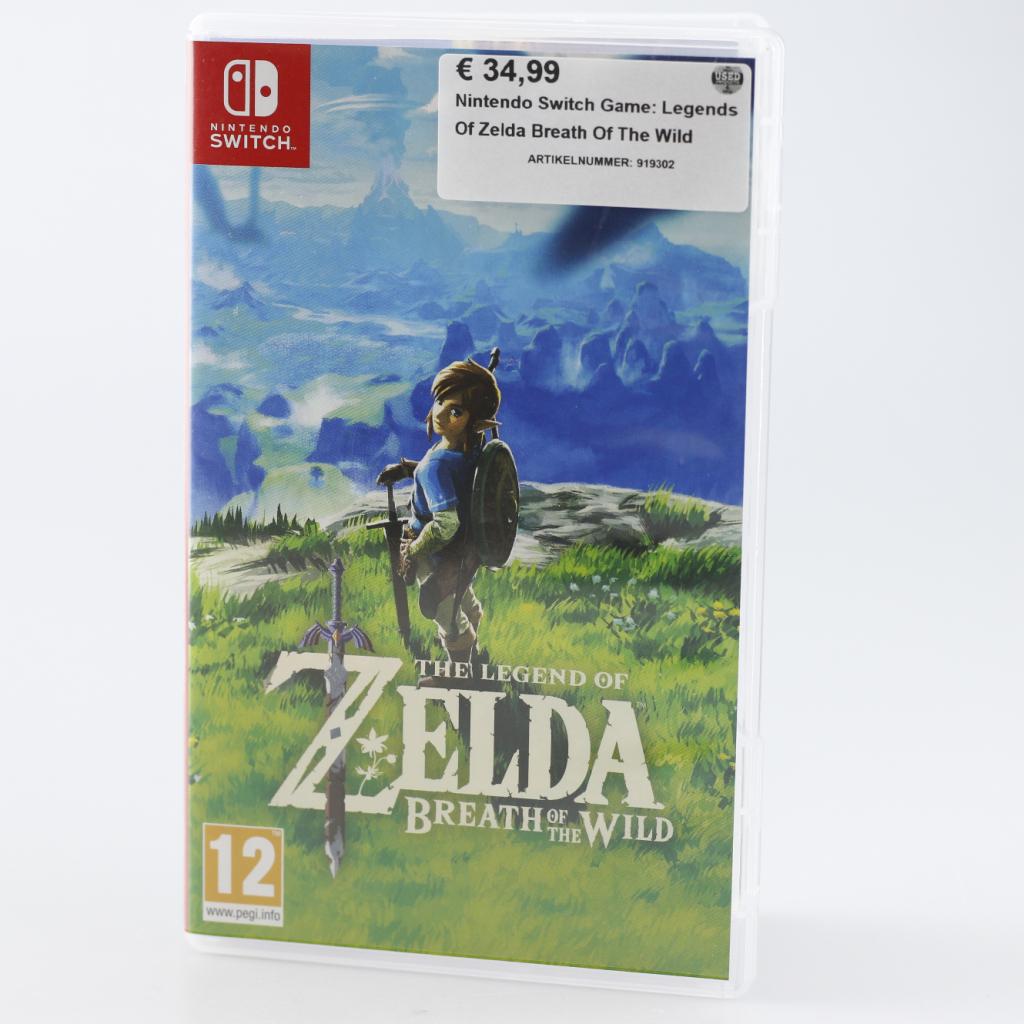 Nintendo Switch Game: Legends Of Zelda Breath Of The Wild