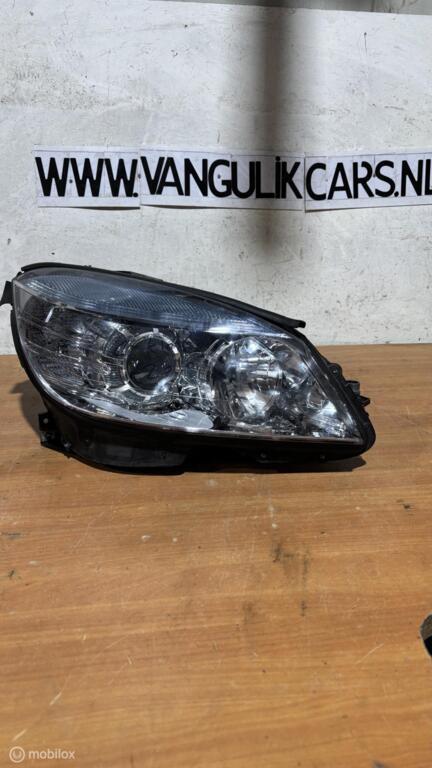 Koplamp rechts Mercedes C-klasse W204 ('07-'14), Auto-onderdelen, Verlichting, Gebruikt, Mercedes-Benz, Ophalen of Verzenden, Mercedes-Benz