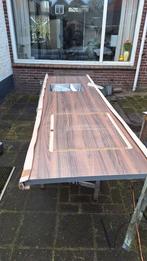 IKEA keukenblad met ingebouwde spoelbak kookplaat gefreesd., Ophalen, Bruin, Nieuw, 200 cm of meer