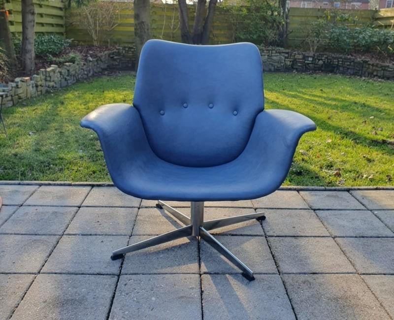 Fauteuil jaren 60, van Topform, Huis en Inrichting, Ophalen, Gebruikt, ., 75 tot 100 cm