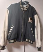 Varsity jack collegejack College jas met Leren mouwen maat M, Kleding | Heren, Ophalen of Verzenden, Gedragen, Maat 48/50 (M)