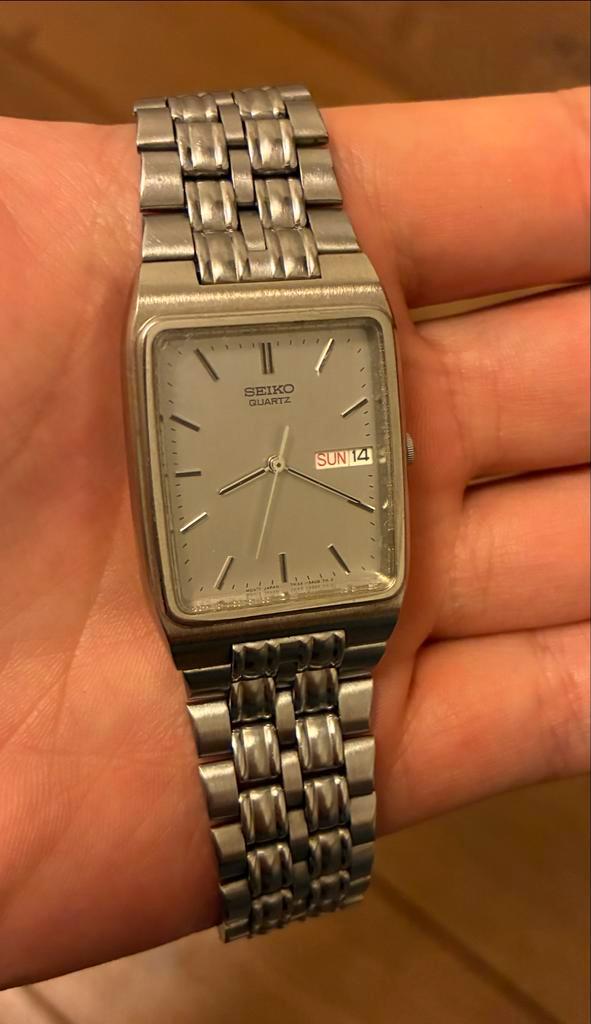 - Vintage Seiko Quartz - (Herenhorloge), Sieraden, Tassen en Uiterlijk, Horloges | Antiek, Polshorloge, Seiko, Staal, 1960 of later