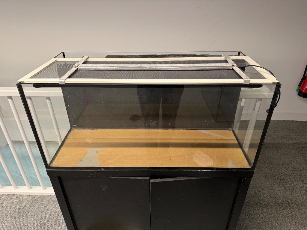 Zeeaquarium voor beginners, Dieren en Toebehoren, Ophalen, Inclusief toebehoren, Gebruikt, Leeg aquarium