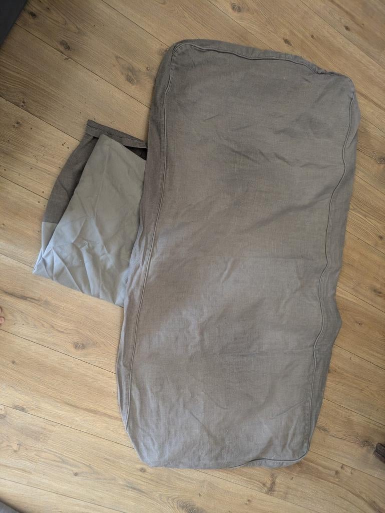 Ektorp hoes 3 zits met chaise longue, Gebruikt, Driepersoons, 75 tot 100 cm, Ophalen of Verzenden