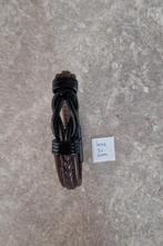 Stoere leren armband., Ophalen of Verzenden, Nieuw, Bruin, Leer