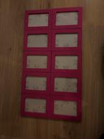 10x IKEA NYTTJA fotolijstjes, roze, 10x15 cm, Ophalen, Zo goed als nieuw