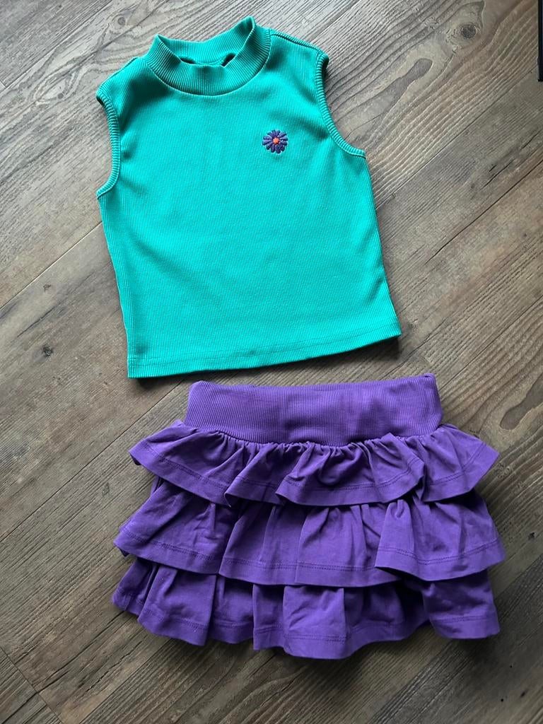 Studio Chill fantastische set van top en rokje maat 110, Kinderen en Baby's, Kinderkleding | Maat 110, Ophalen of Verzenden, Zo goed als nieuw