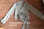 Wikkelblouse van Yaya maat 40, Kleding | Dames, Maat 38/40 (M), Beige, Ophalen of Verzenden, Zo goed als nieuw