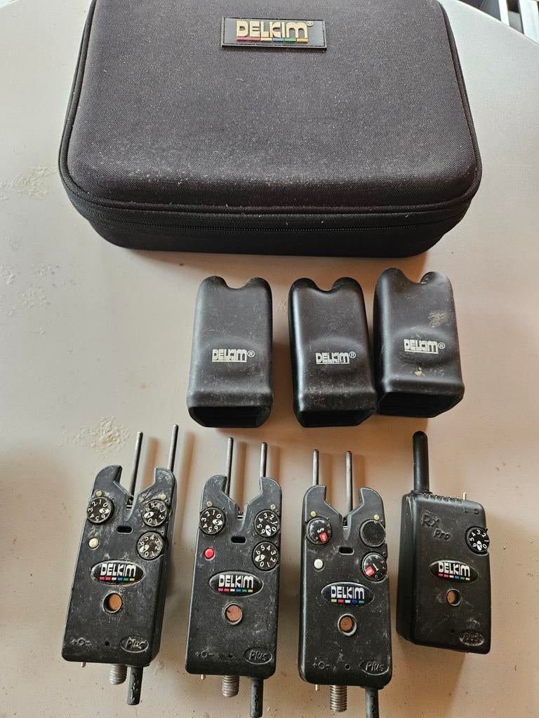 Delkim TXI beetmelders met ontvanger en koffer, Ophalen