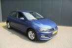 Volkswagen Polo 1.0 TSI 95pk 2019 Blauw, Voorwielaandrijving, Stof, 40 €/maand, Zwart