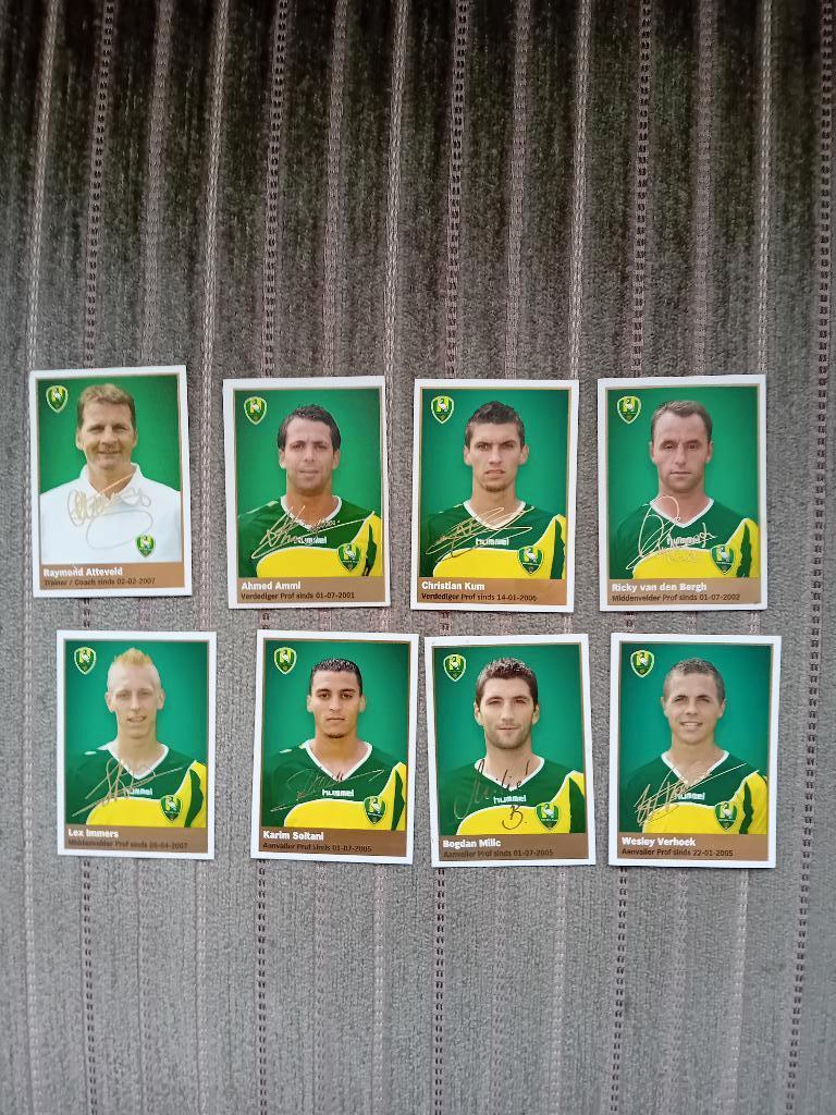8 AH plaatjes - FC ADO Den Haag, Ophalen of Verzenden, Zo goed als nieuw, Overige binnenlandse clubs, Poster, Plaatje of Sticker