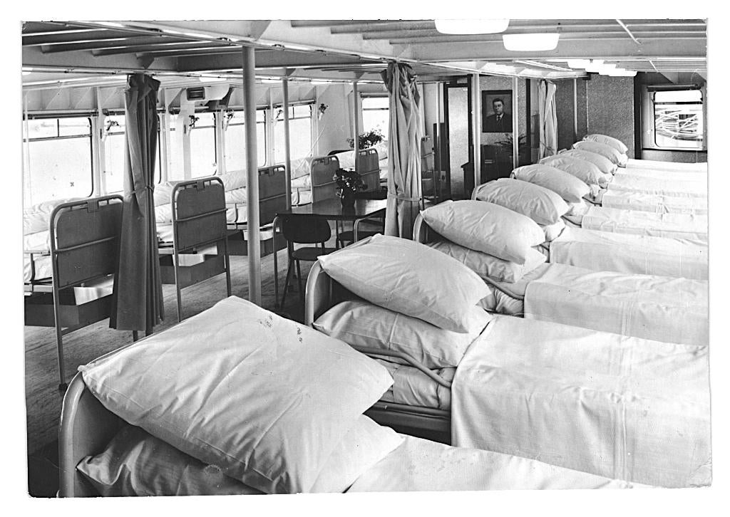 948220 Hospitaalschip Rode Kruis Henry Dunant 1959   Gelopen
