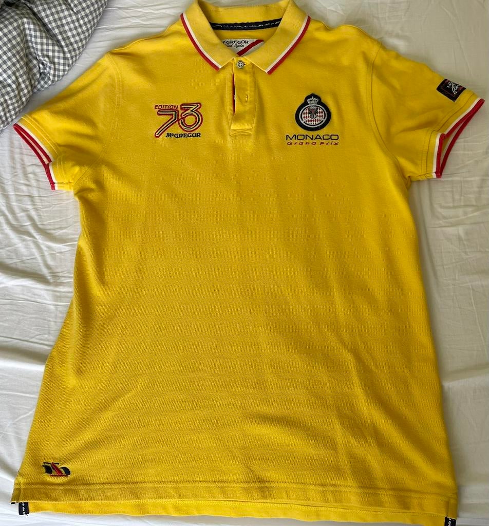 Heren Polo McGregor L Monaco Grand Prix, Kleding | Heren, Ophalen of Verzenden, Zo goed als nieuw, Blauw