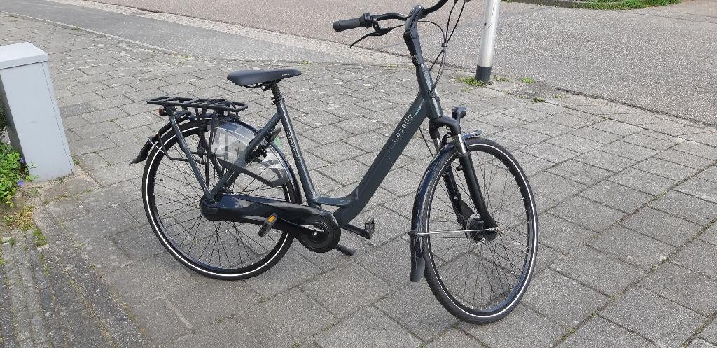 damesfiets, Fietsen en Brommers, Fietsen | Dames | Damesfietsen, Ophalen, 53 tot 56 cm, Versnellingen, Zo goed als nieuw