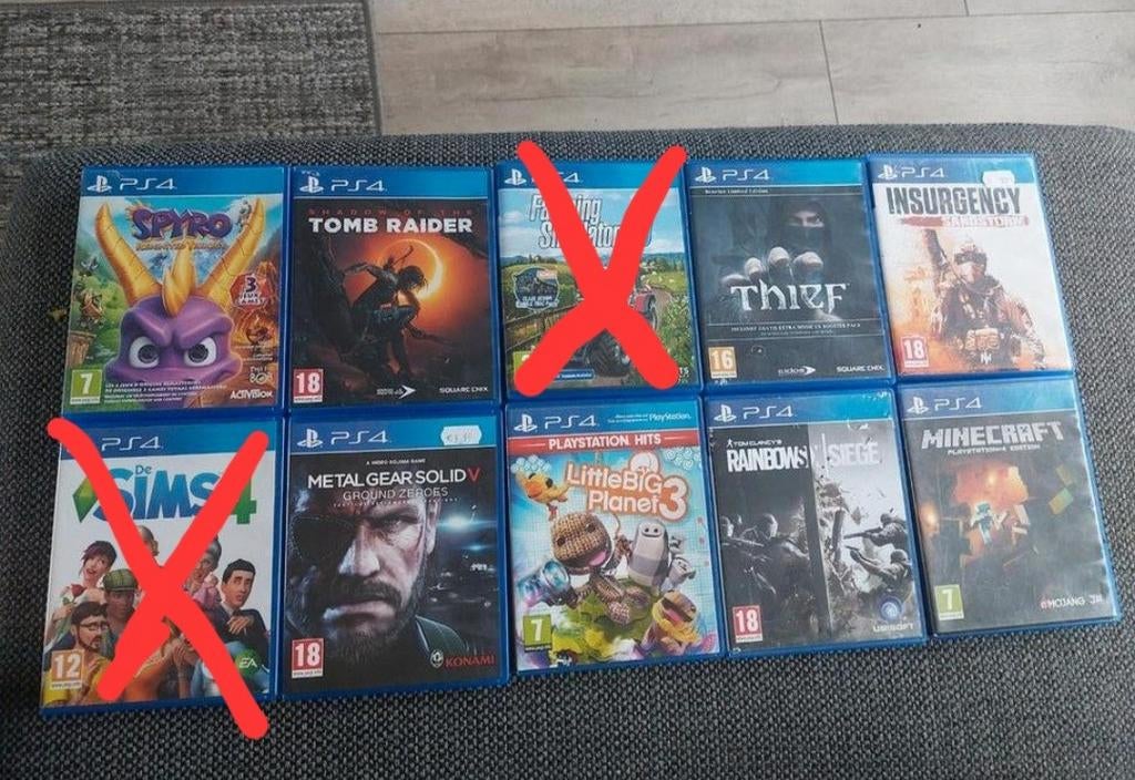 PS4 Spellen - Diverse Titels - Zo goed als nieuw, Spelcomputers en Games, Games | Sony PlayStation 4, 1 speler, Ophalen of Verzenden