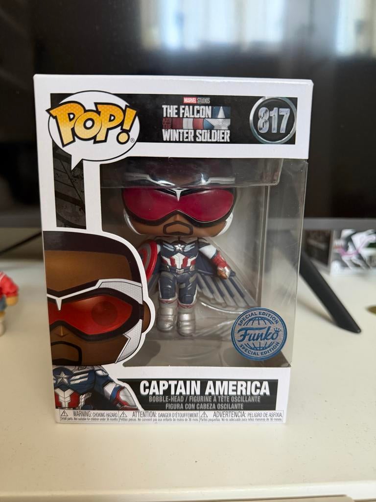 Funko Pop! Captain America (Falcon) #817 Special Edition, Verzamelen, Poppetjes en Figuurtjes, Ophalen, Nieuw