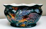 Antieke Majolica Feniks / Phoenix Design Jardinière Bloempot, Ophalen of Verzenden