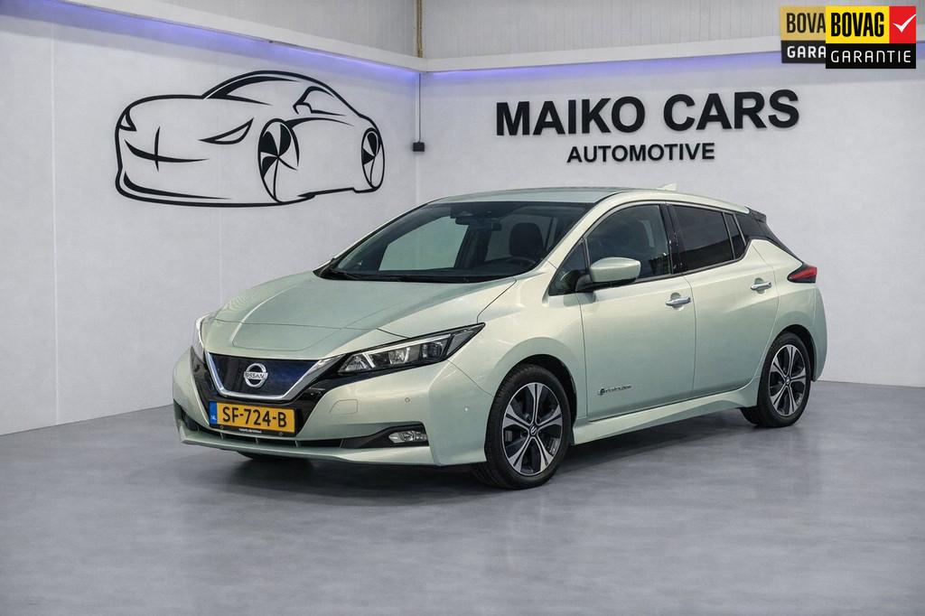Nissan LEAF 2.ZERO EDITION 40 kWh|LEER|360 CAMER|NL AUTO &NA, Gebruikt, Zwart, 150 pk, 378 km