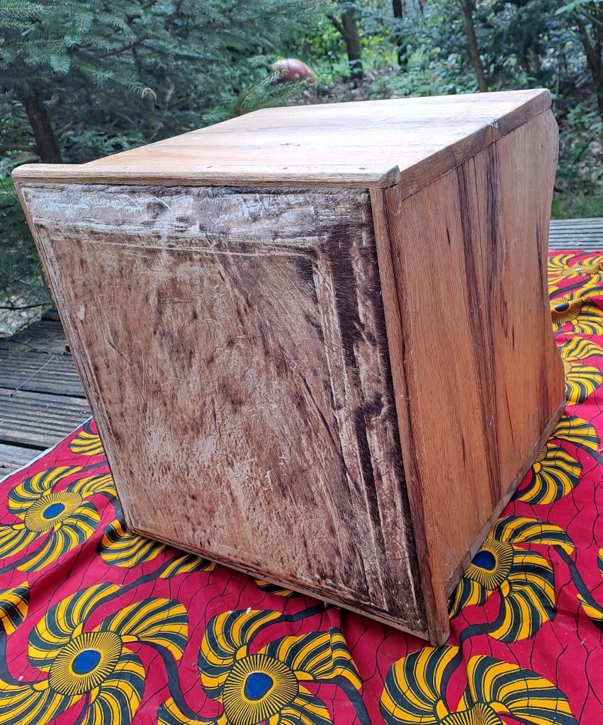 Zeldzame Handgestoken Gomé ‘Box Drum’ uit Ghana, Ophalen
