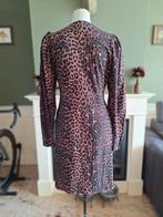 Studio Anneloes travelstof panter blouse jurk S 36, Verzenden, Zo goed als nieuw, Knielengte, Maat 36 (S)
