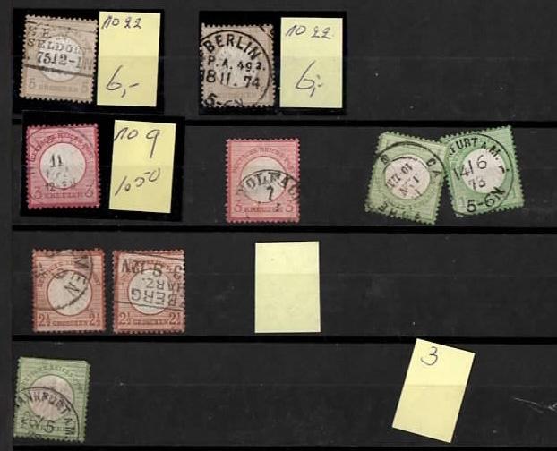 Duitse Rijk 1872 Kavel 91, Verzenden, Duitse Keizerrijk, Gestempeld