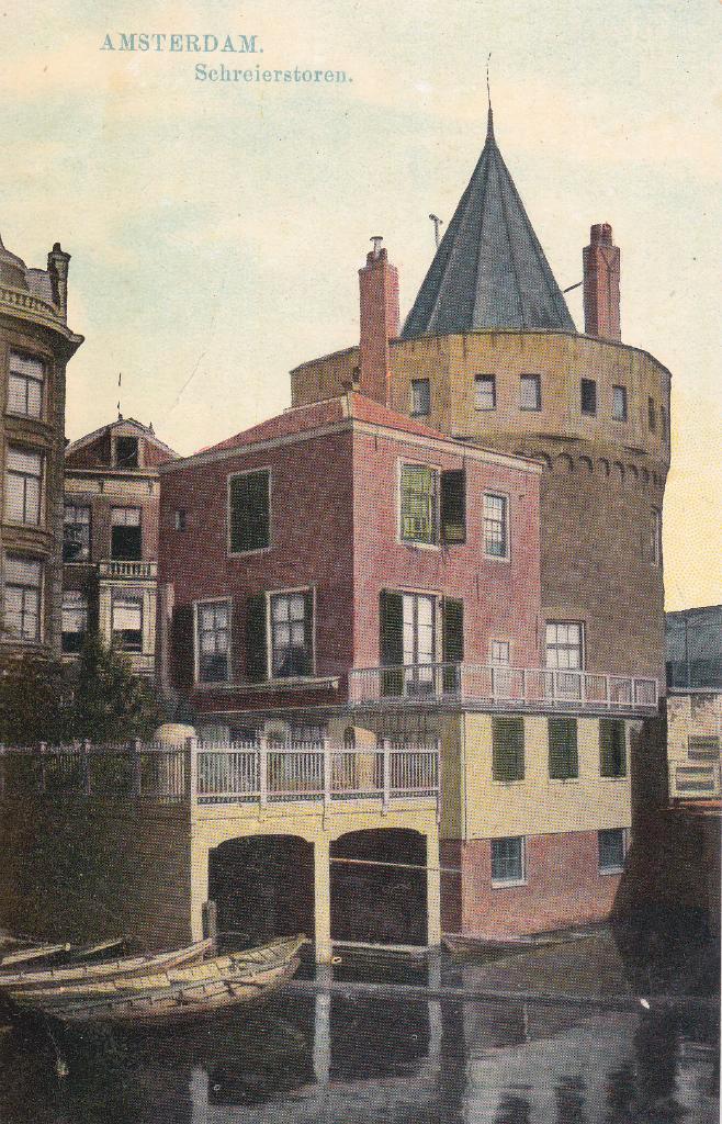 07862 Amsterdam - Schreierstoren, Verzamelen, Ansichtkaarten | Nederland, Ongelopen, Noord-Holland, 1920 tot 1940, Verzenden