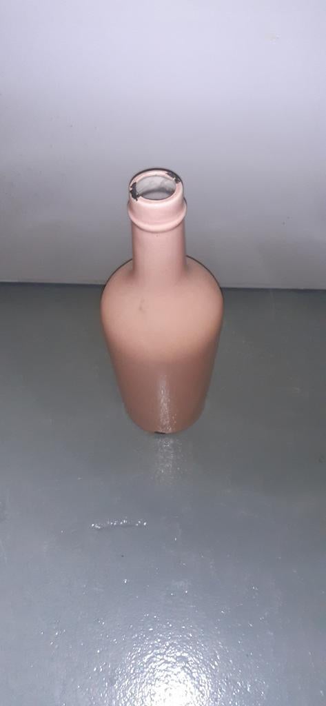 Roze rose vaas roze rose kruik tuinvaas tuinkruik 44 cm, Huis en Inrichting, Overige kleuren, Aardewerk of Porselein, Ophalen of Verzenden